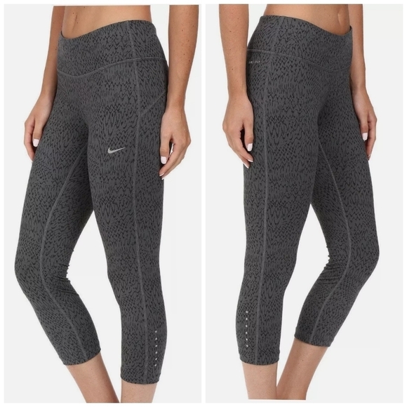 Nike Dri-Fit Power Epic Cropped Leggings - Picture 1 of 8